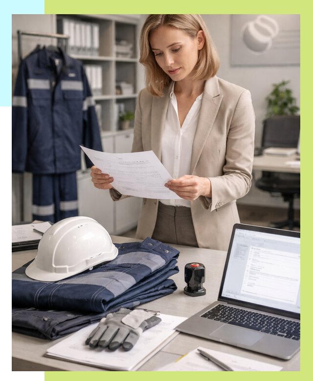 Сертификация спецодежды в Лениногорске от 7224 р. | Алешин-Лнр