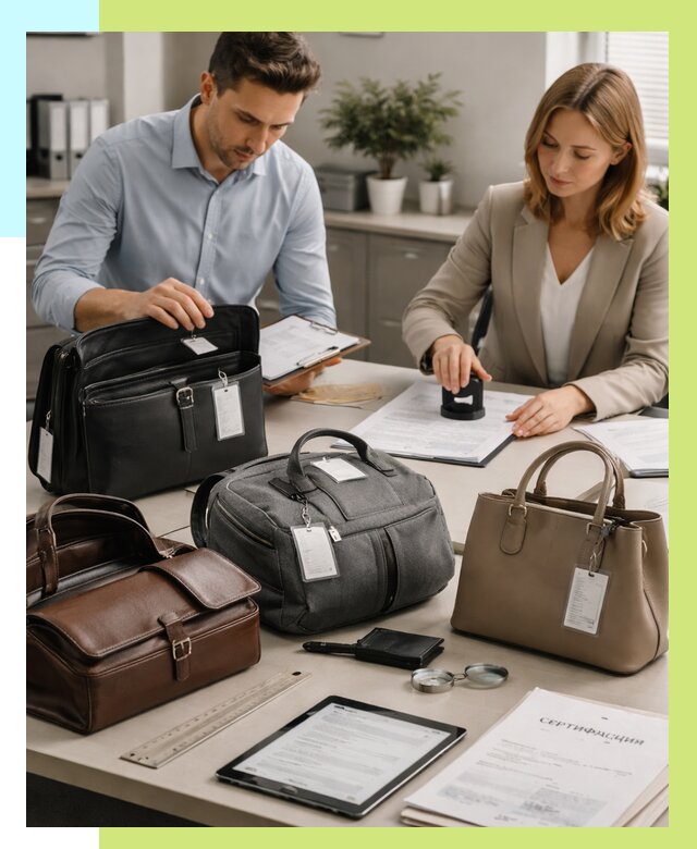 Сертификация сумок в Лениногорске от 7740 руб. | Алешин-Лнр