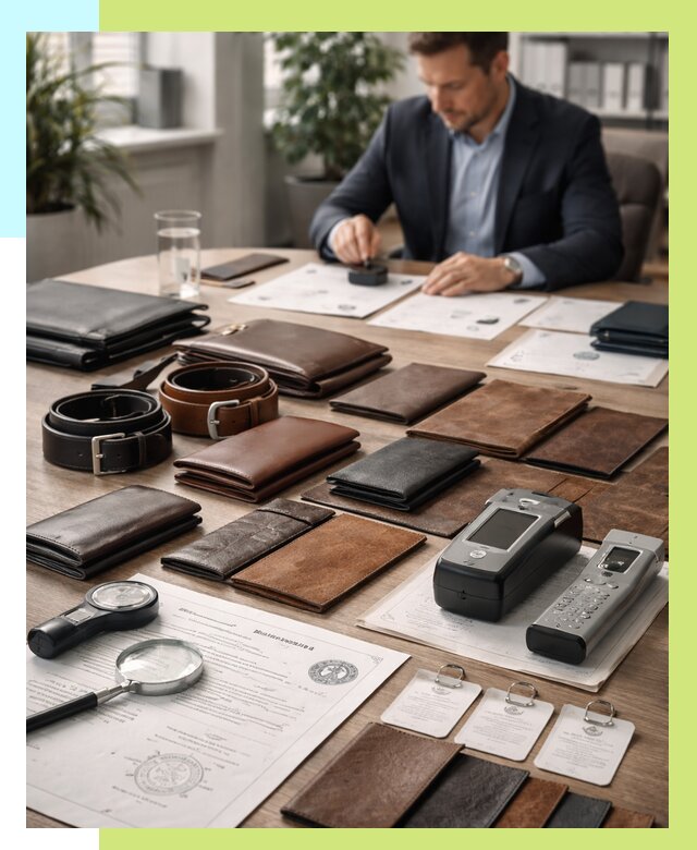 Сертификация кожаных изделий в Лениногорске от 12384 р. | Алешин-Лнр