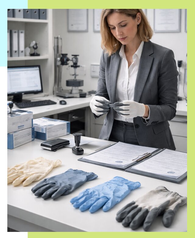 Сертификация перчаток в Лениногорске от 8772 р. | Алешин-Лнр