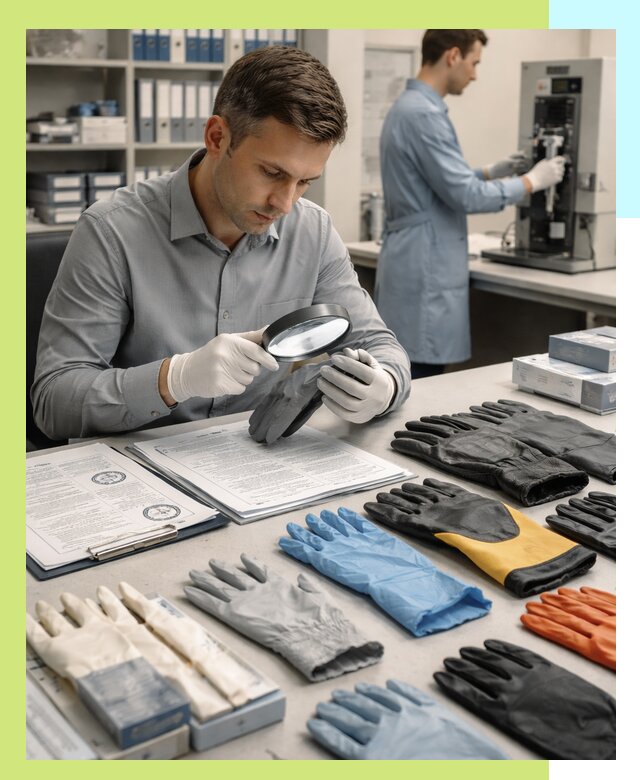 Сертификация перчаток и средств защиты продукции в Лениногорске