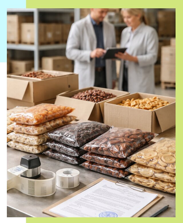 Сертификация сухофруктов в Лениногорске от 12384 р. | Алешин-Лнр под ключ