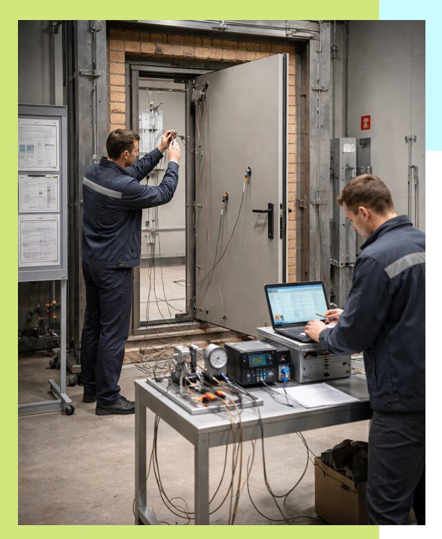 Сертификация противопожарных дверей в Лениногорске по ГОСТ и ТР