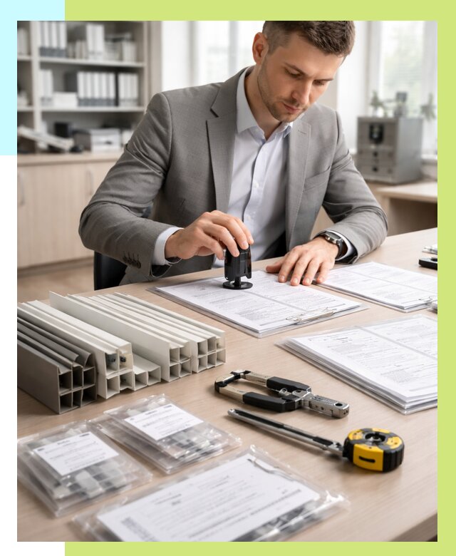 Сертификация ПВХ продукции в Лениногорске от 8772 р., Алешин-Лнр