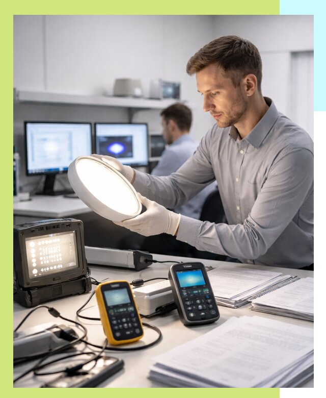 Сертификация светильников в Лениногорске: испытания и оформление