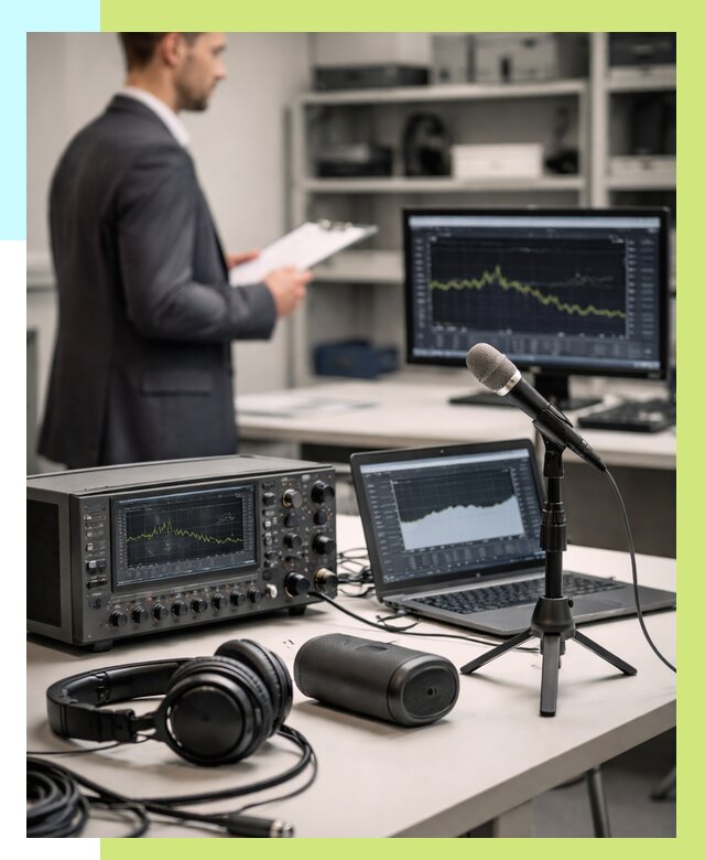 Сертификация аудиотехники в Лениногорске от 15480 р., Алешин-Лнр