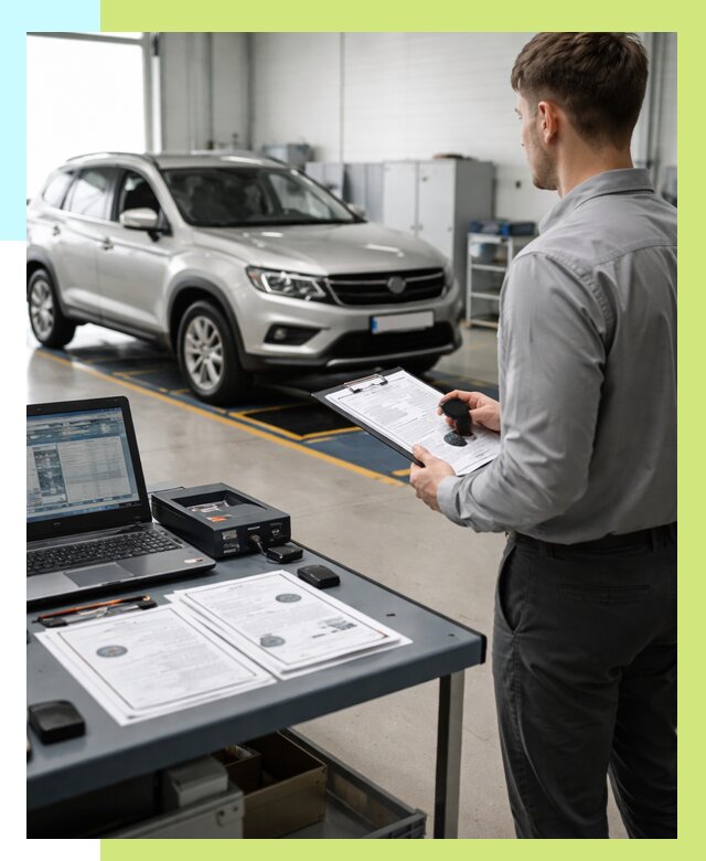 Сертификация транспортных средств в Лениногорске от 12384 р. | Алешин-Лнр