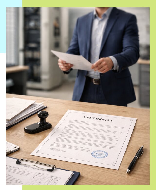 Сертификат на оборудование в Лениногорске от 15480 р. | Алешин-Лнр