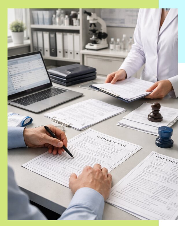 Оформление сертификата GMP в Лениногорске для фармпроизводства