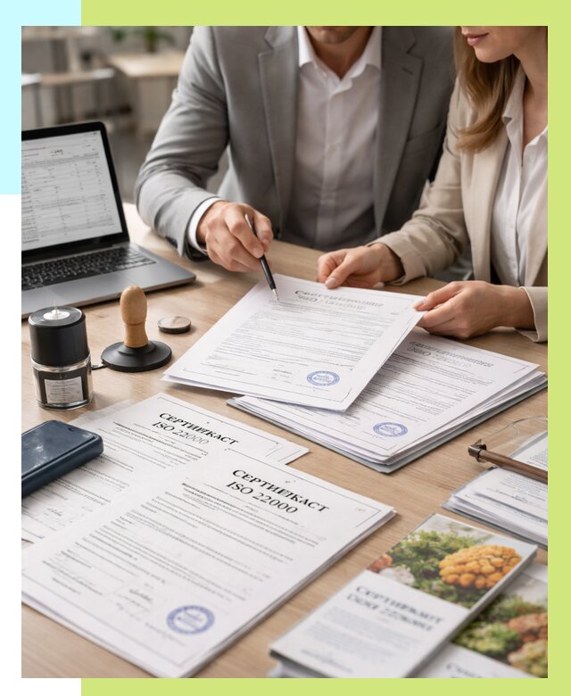 Сертификат ISO 22000 в Лениногорске от 41280 р. под ключ | Алешин-Лнр