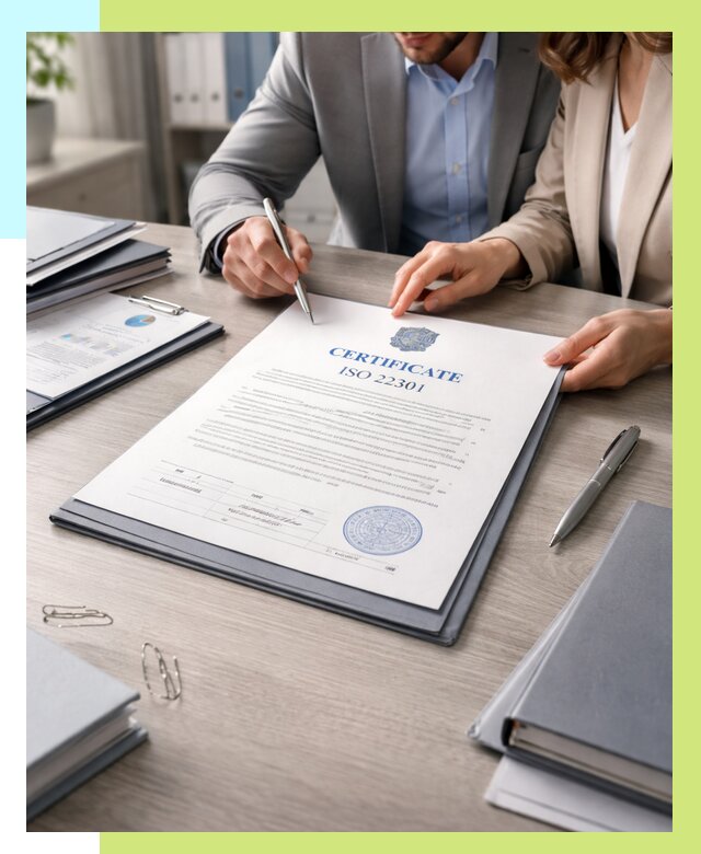 Сертификат ISO 22301 в Лениногорске от 46440 р. | Алешин-Лнр срочно