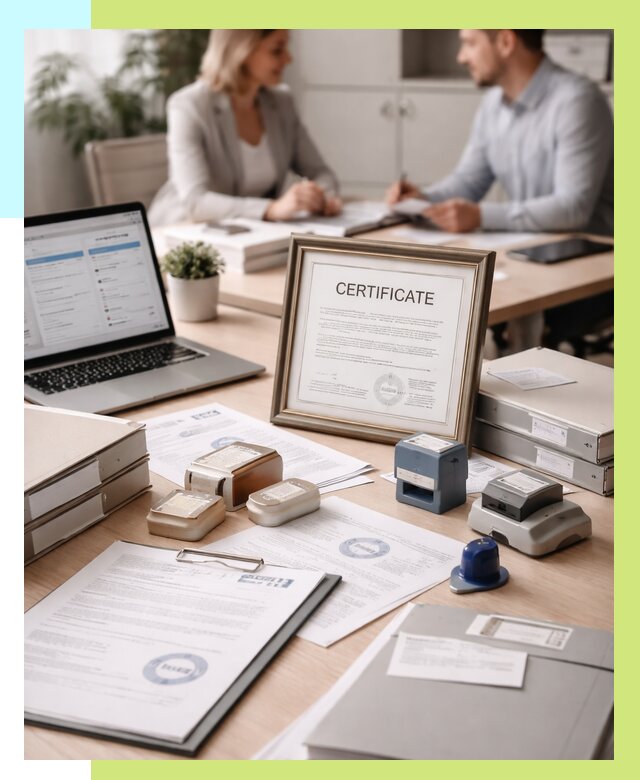 Сертификация компании в Лениногорске от 46440 р. | Алешин-Лнр — заказ